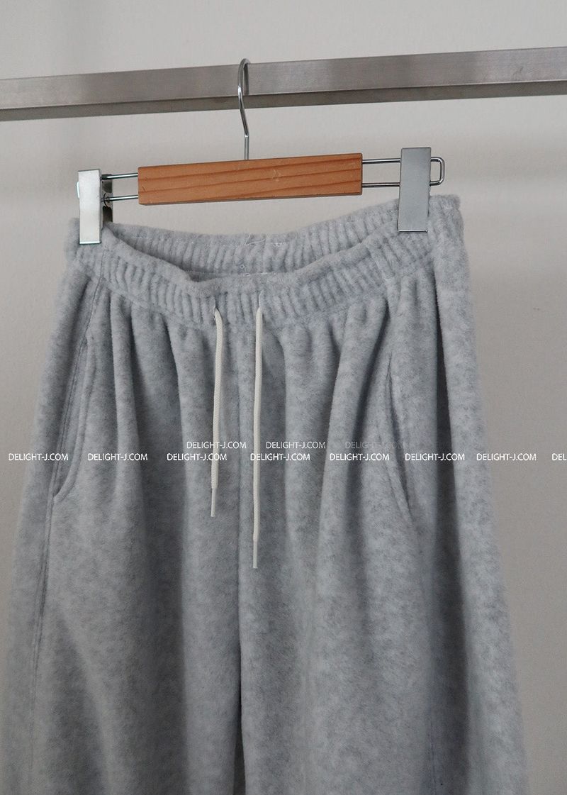 Pleasantly Thick fleece jogger & wide pants