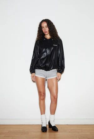 Athletic windbreaker - black