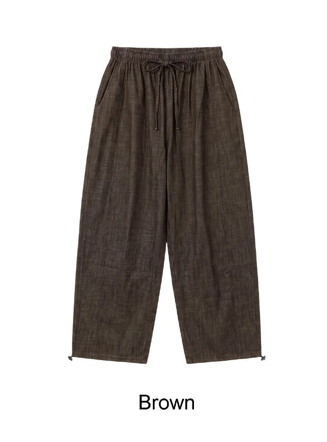 Ed Linen Wide Banding Denim