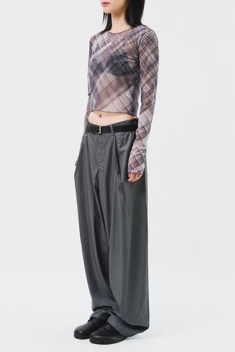 Pan Herringbone Striped Trousers (3color) 