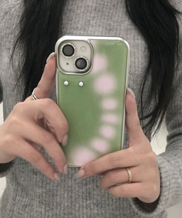 [MADE] PIERCING phone case_Strawberry matcha