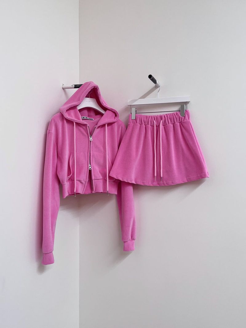 22 VELVET MINI SKIRT