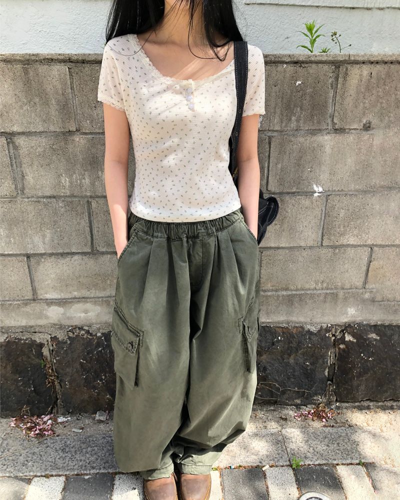 Maiden Balloon Wide Banding Pants