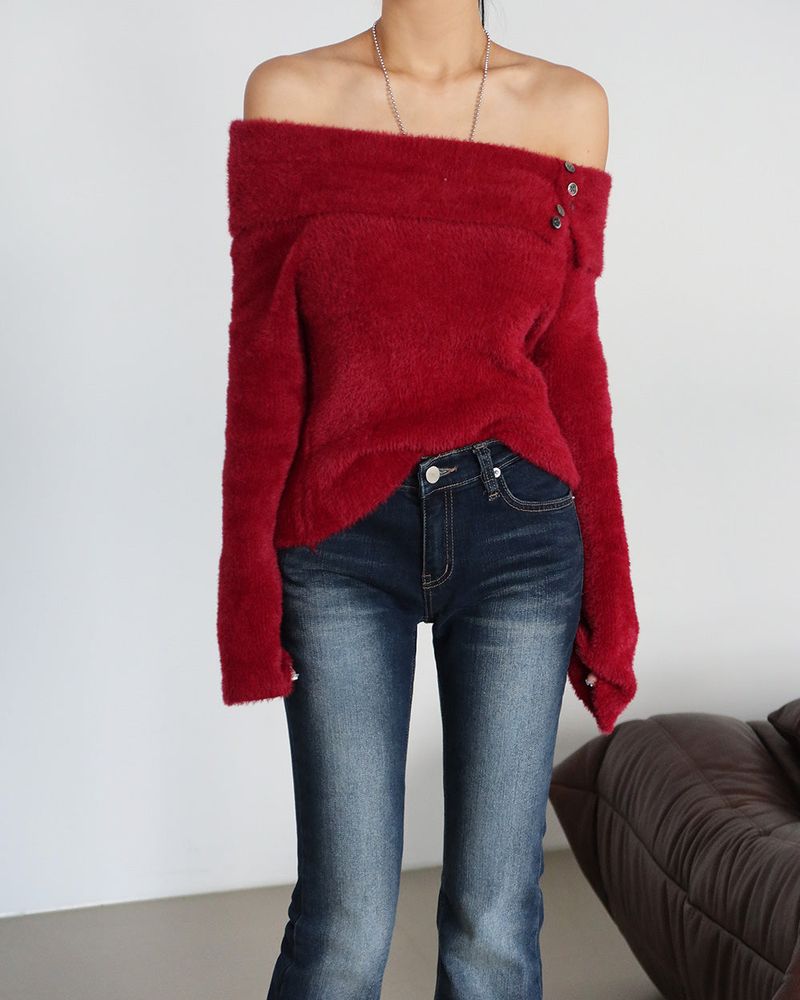 hip lettering bootcut jeans