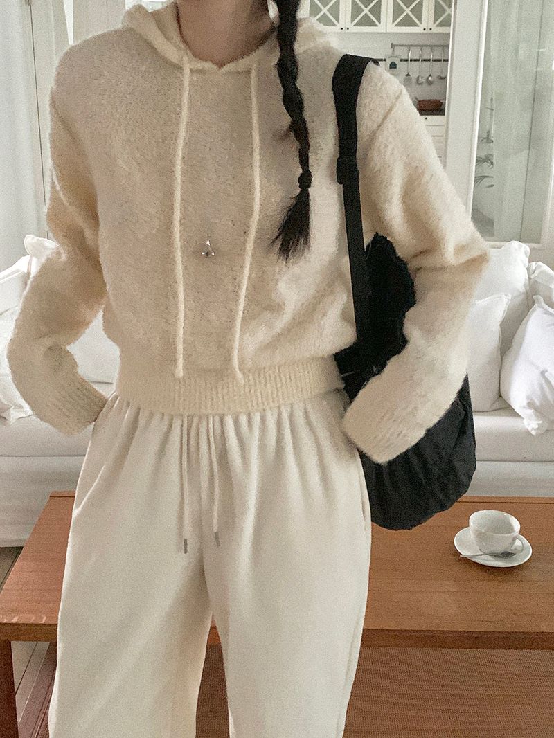 [MADE] Bear fleece-to-way wide pants