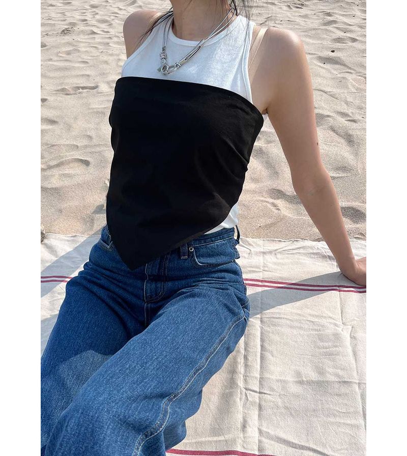 SHIRRING COTTON TOP