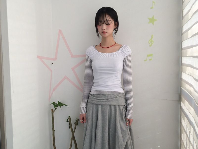 Puff shirring T