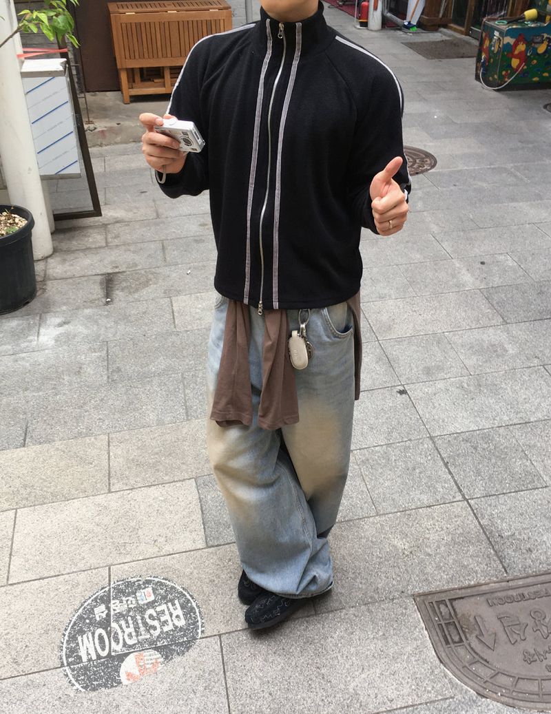 No.1390 L KNIT ZIP-UP (3color)