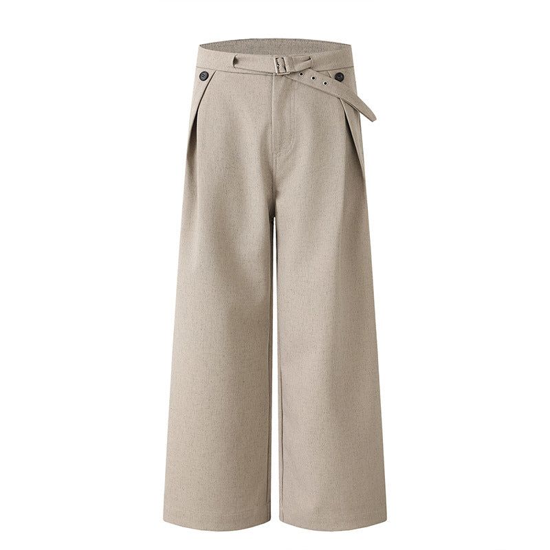 Alden Belted Wide Trousers
