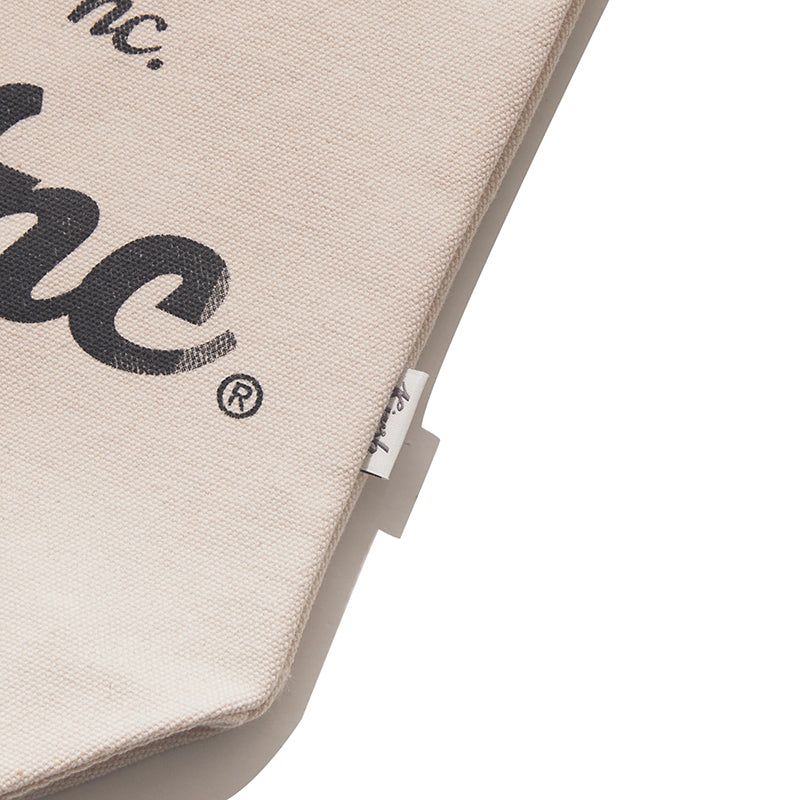 UNI WORDING LOGO ECO BAG [IVORY]