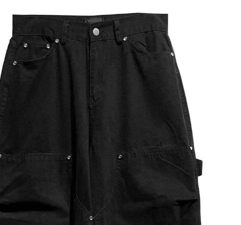 Lighton Washed Double Knee Pants