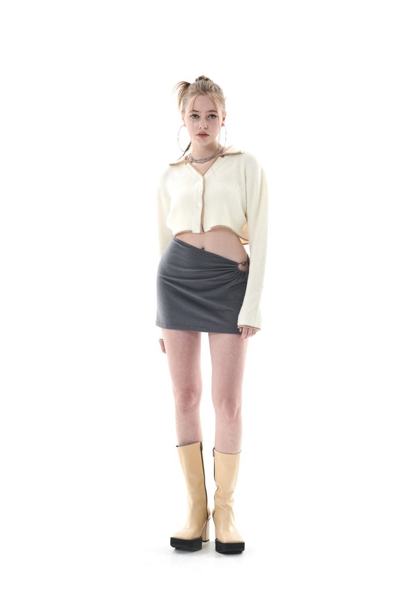 CUT OUT MINI SKIRT