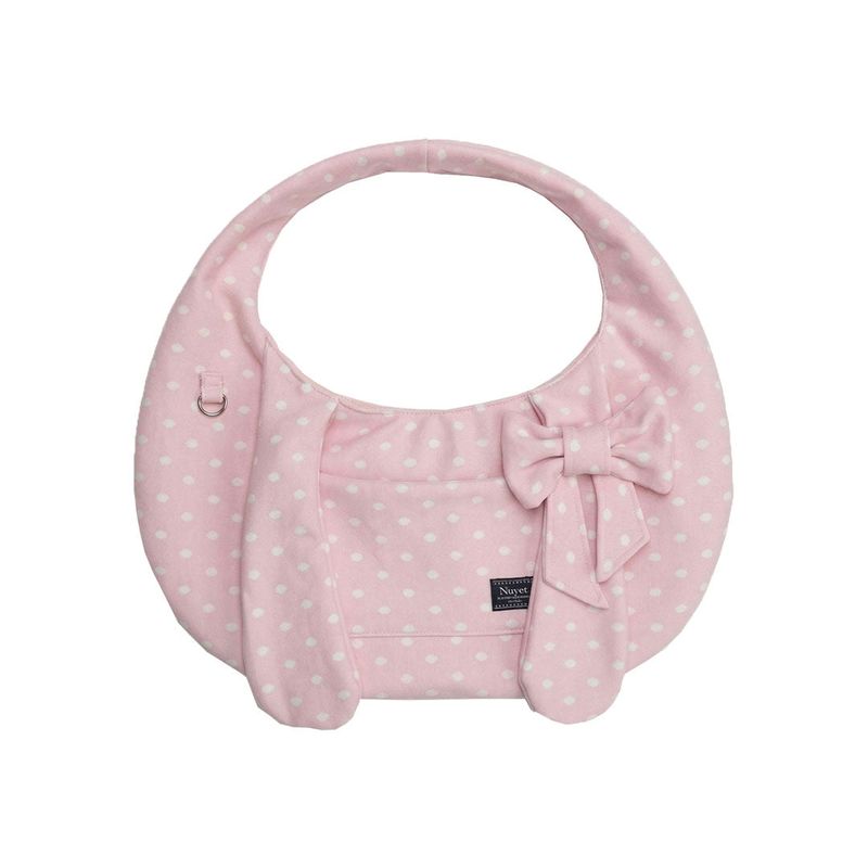 Nuyet（ヌエット）の「Bunny Ribbon Hobo Bag _ Baby pink（Bags）」