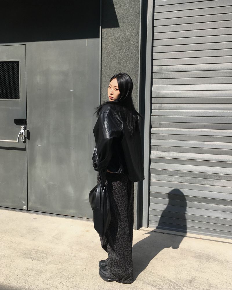 Classic leather jacket