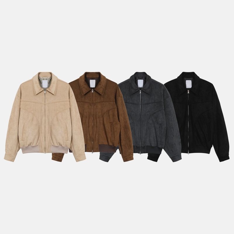 Sage suede jacket