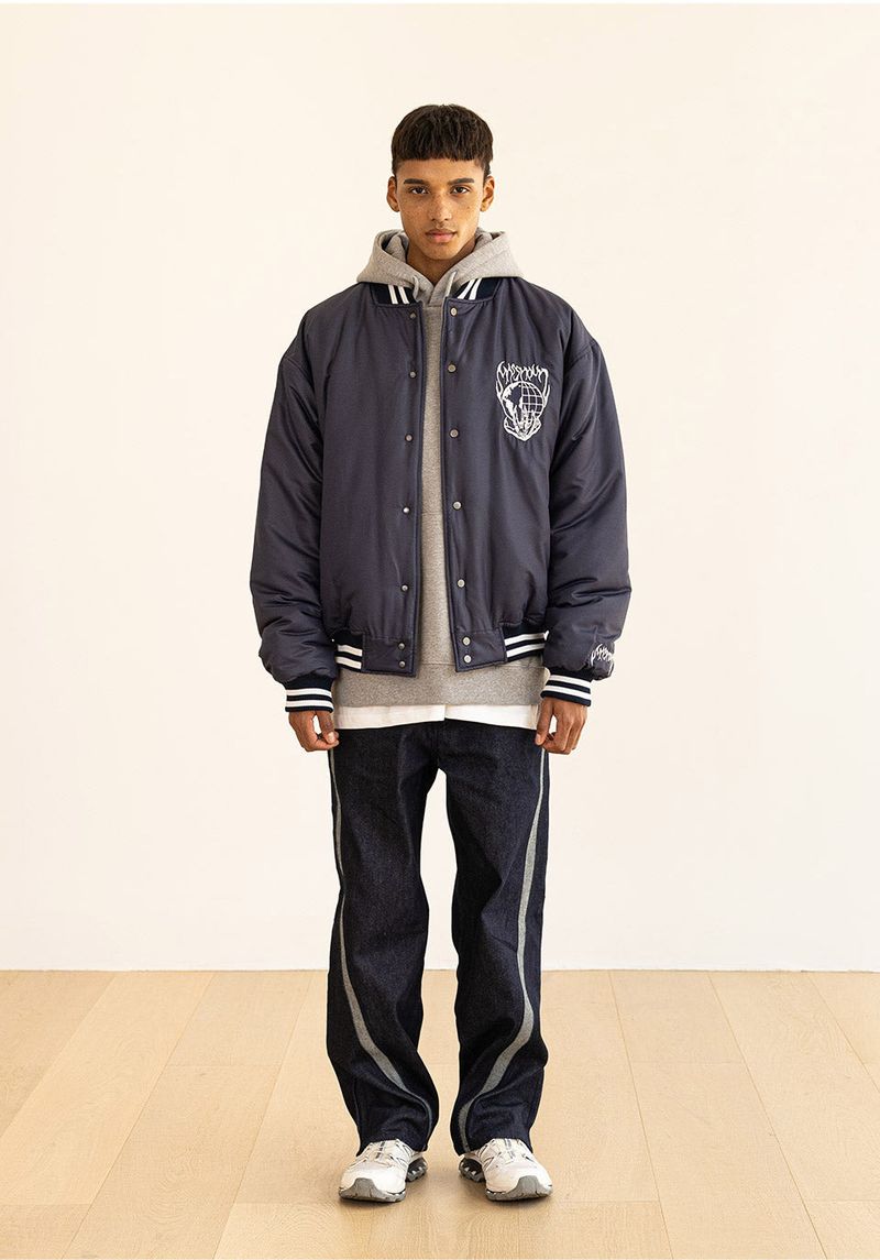 VIRTUAL WORLD 6OZ VARSITY JACKET