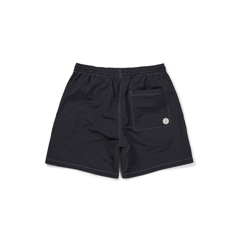 Marina stripe shorts / Black