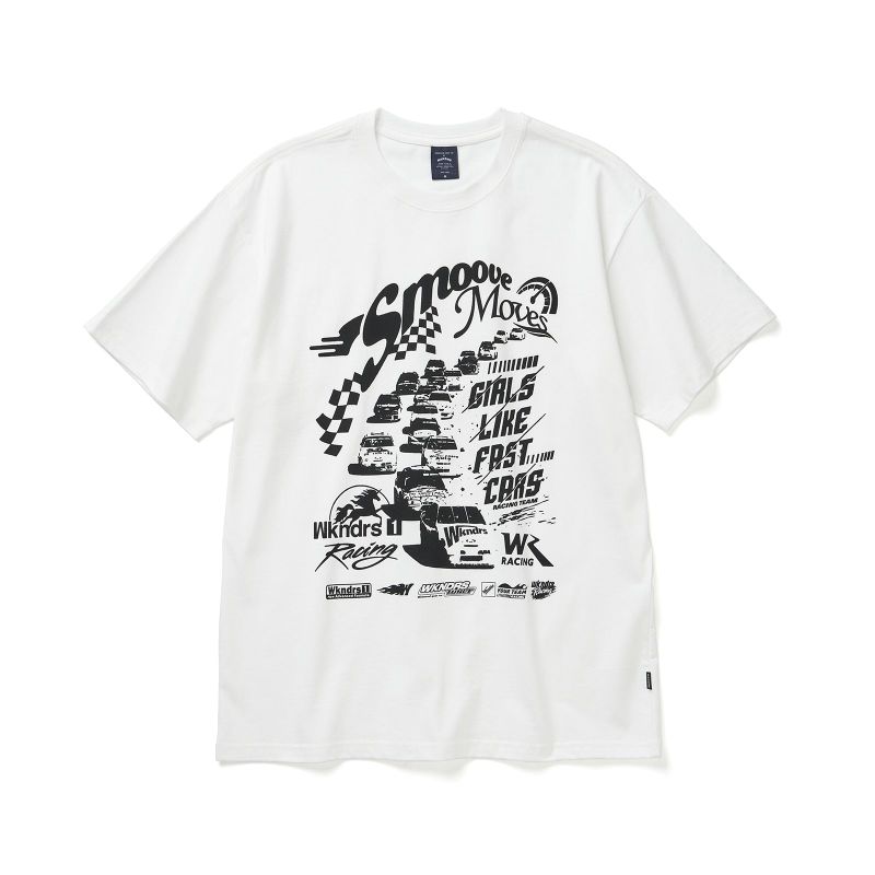 WKNDRS（ウィークエンダーズ）の「RACING T-SHIRT (WHITE)（Tops）」