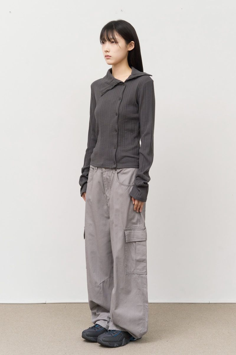 Bone Washed Cargo Pants