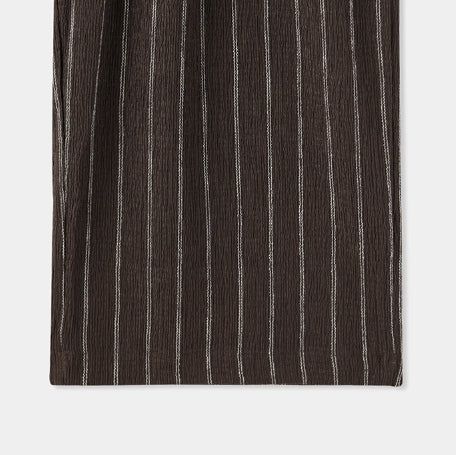 Bonnell Crinkle Stripe Wide Pants