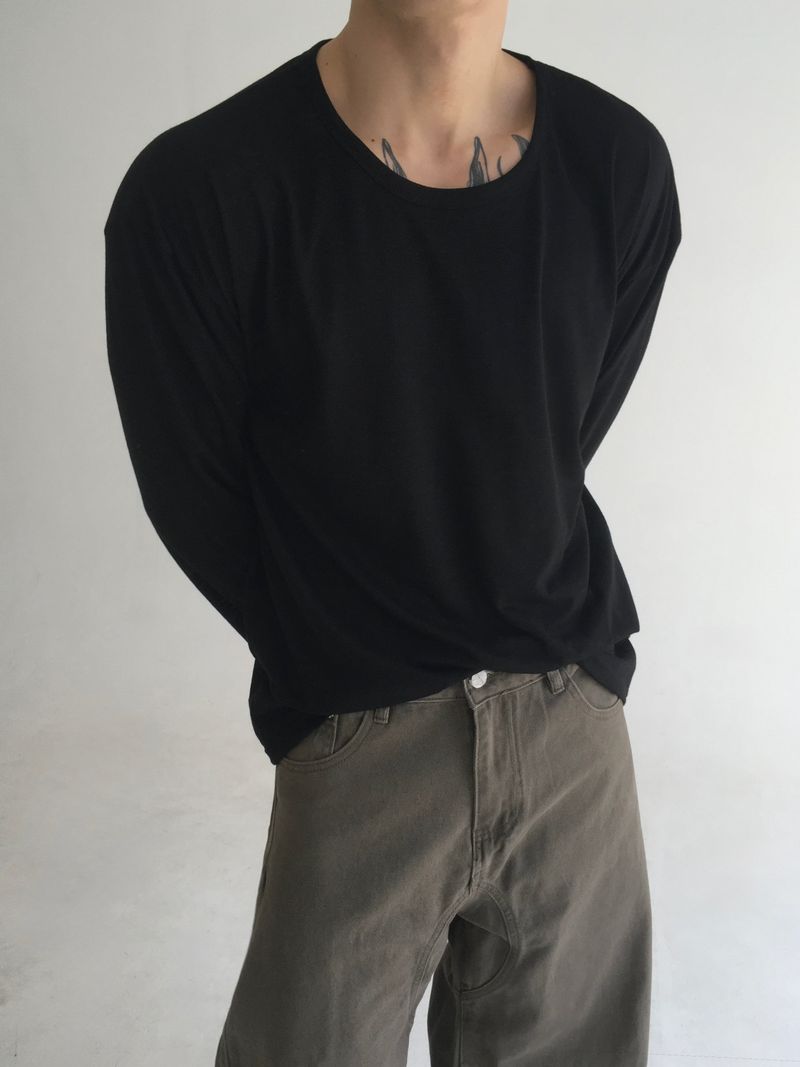 see through long sleeve(3colors)