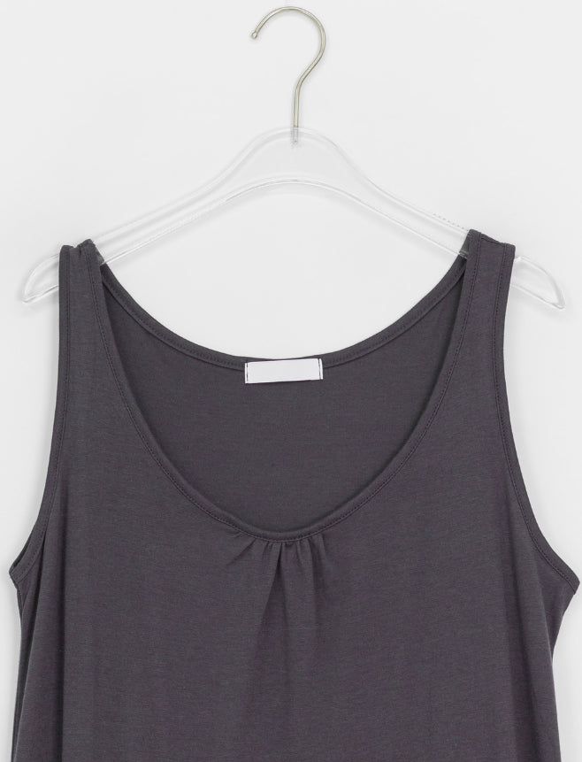 Nife Pocket Flare Sleeveless One Piece
