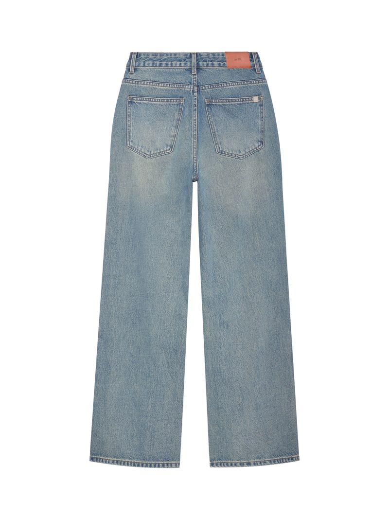 WIDE BLUE DENIM PANTS code 23000