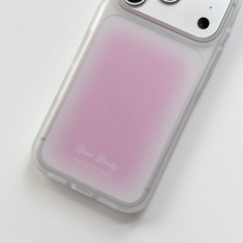  [반투명] pink syrup case
