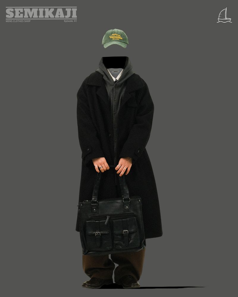 PE Leather Pocket Hand/Shoulder Bag