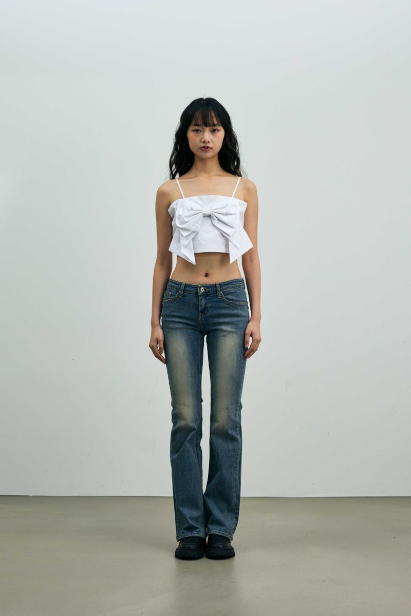 ARIKIM（アリキム）の「ARI RIBBON BUSTIER / WHITE（Tops）」