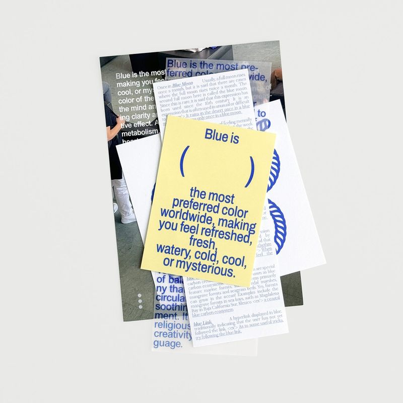 oab tone pack blue / scrap sticker set