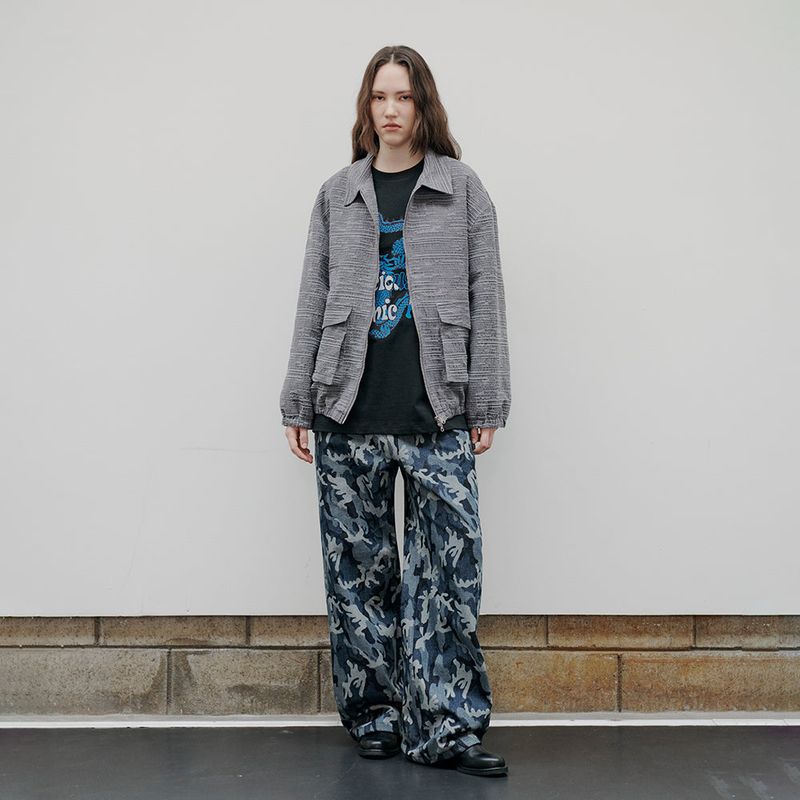 [Unisex] Jacquard Jumper Grey