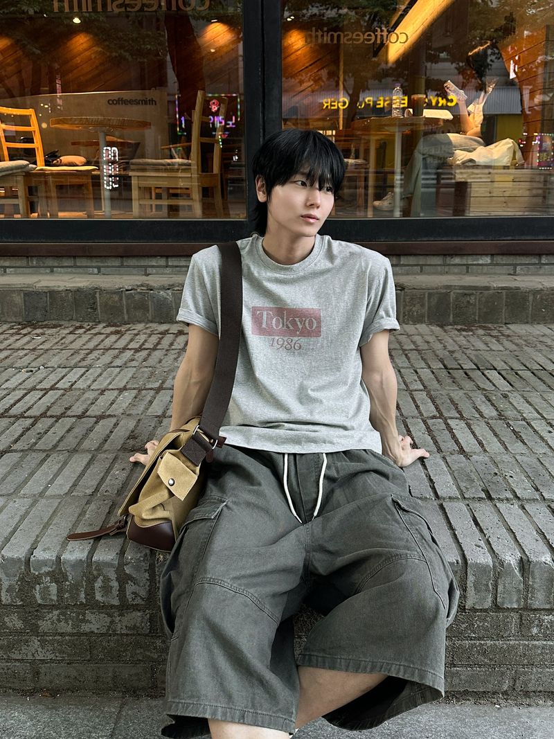 WHAT A LOOK（ワット ア ルック）の「Reve Tokyo Semi-Crop Short Sleeve Tee（Tops）」