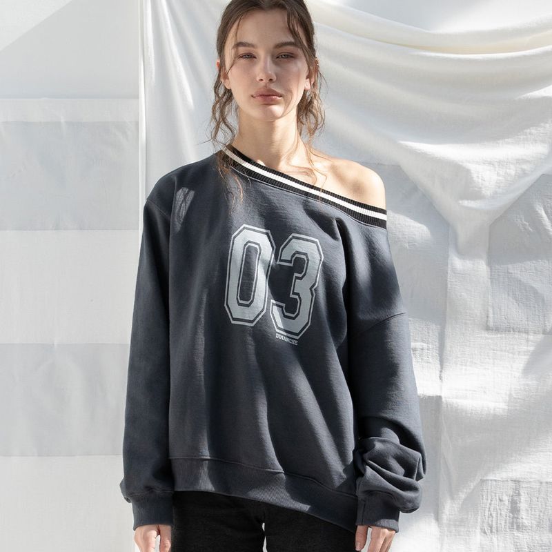 SPORTY OVERSIZE SWEATSHIRT (GREY)