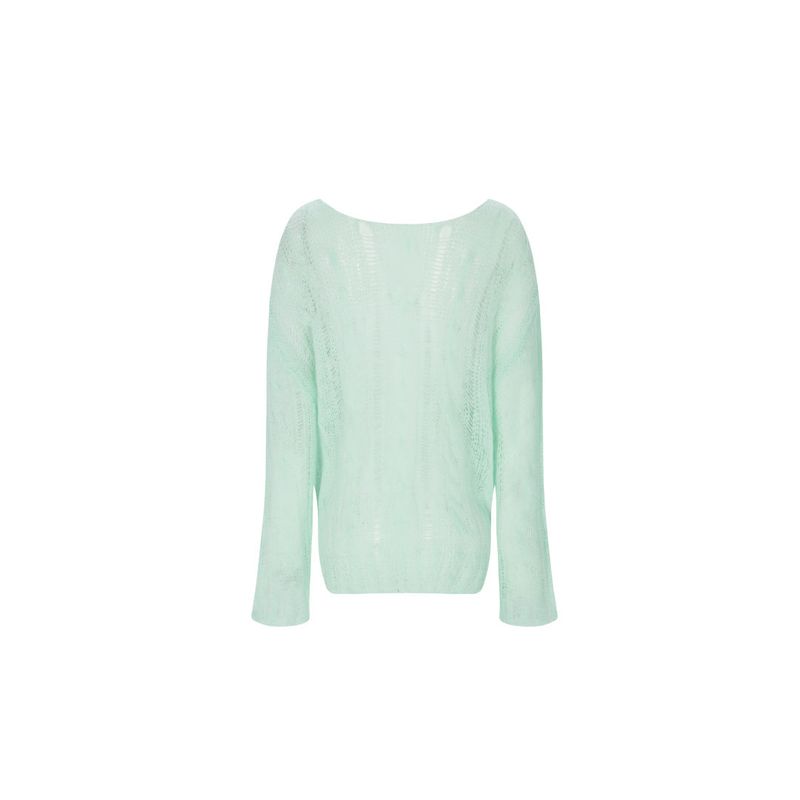 cotton candy knit mint