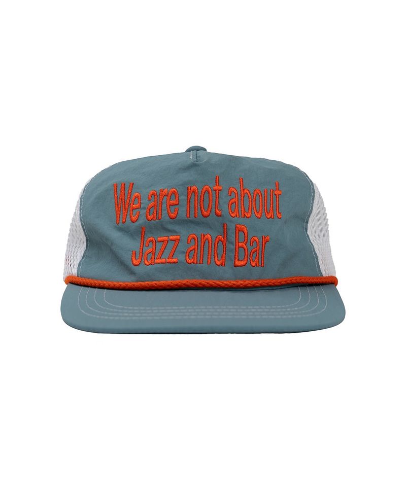 jazzandbar（ジャズアンドバー）の「WNJB トラッカーキャップ (Tokay) - "We are not about jazz and bar"（帽子）」