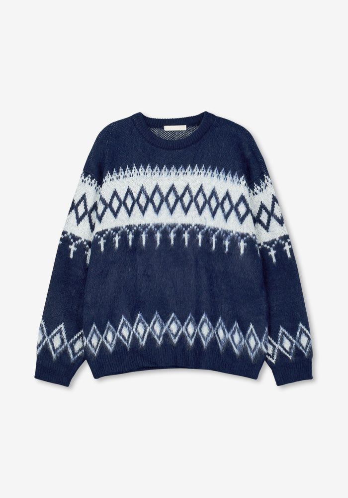 LO ノルディックブラッシュニット