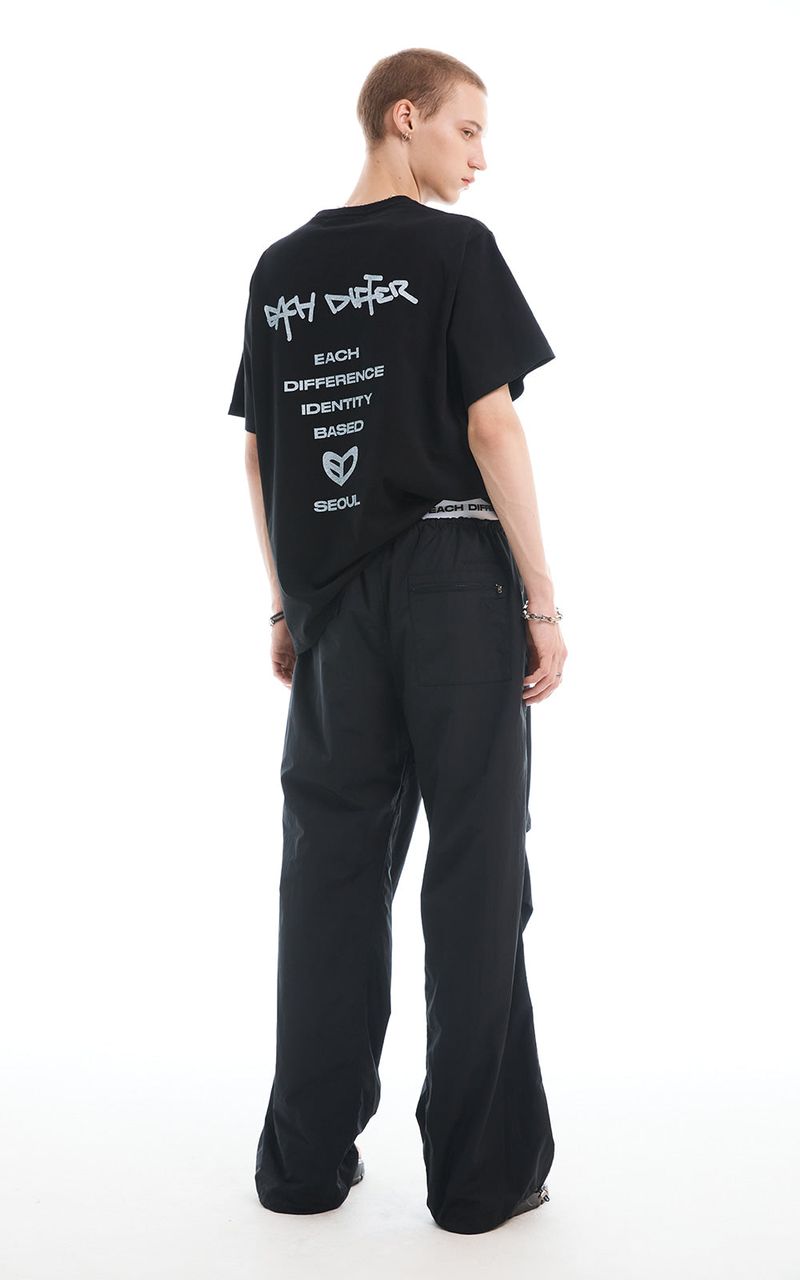 SLOGAN T-SHIRT_BLACK