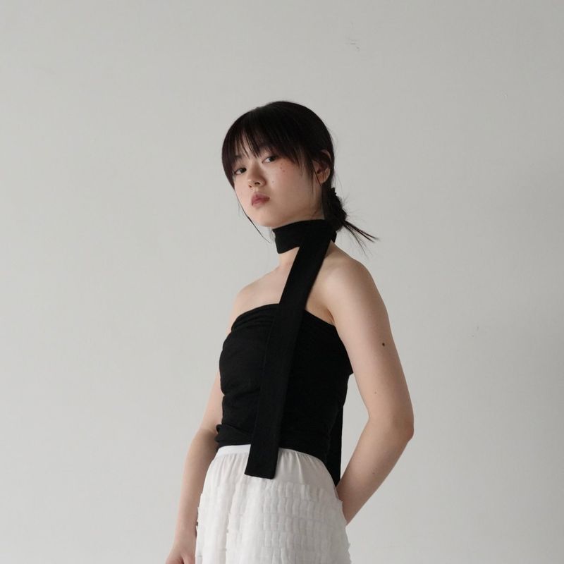 ribbon bustier