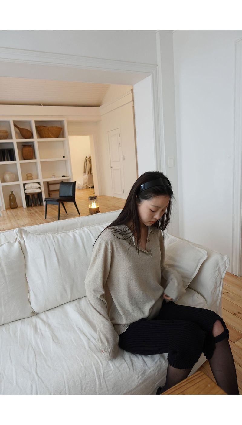 tidy collar knit (2C)