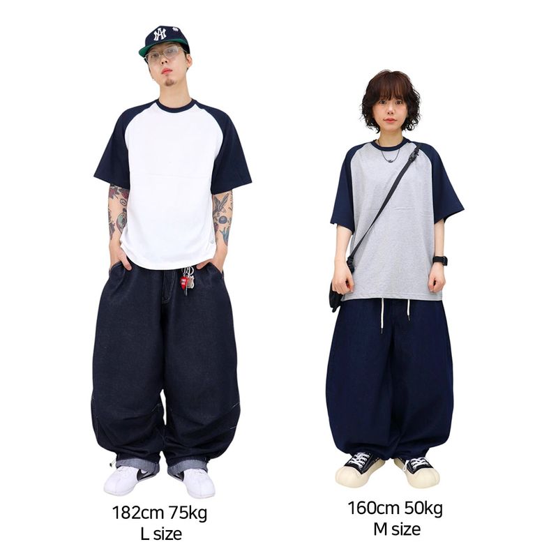 Basic Raglan Short-Sleeve T-Shirt