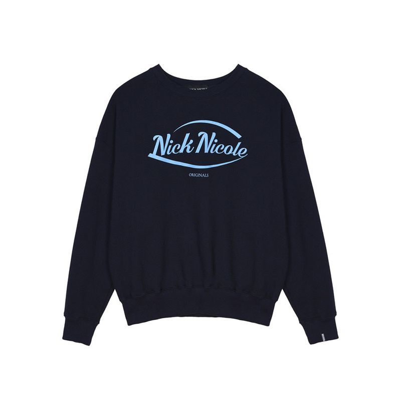 NICK&NICOLE（ニック＆ニコール）の「NICOLE ORIGINALS SWEATSHIRT_NAVY SKY BLUE（Tops）」
