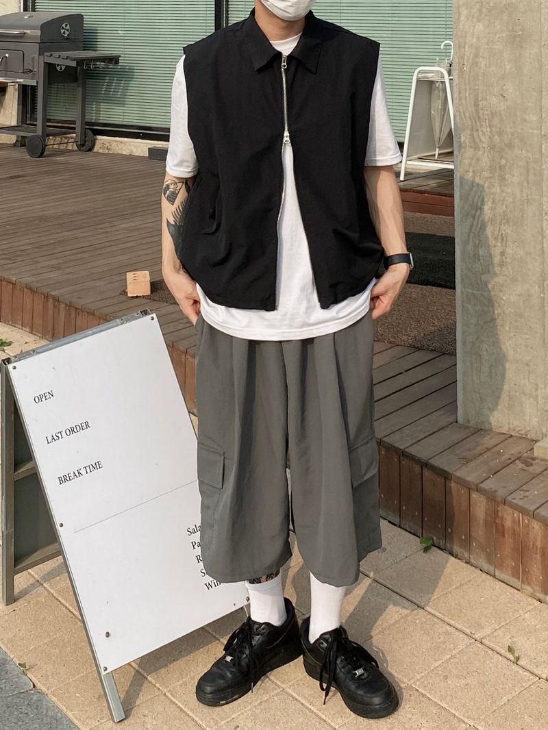 Dome Nylon Cargo Half Pants 3C