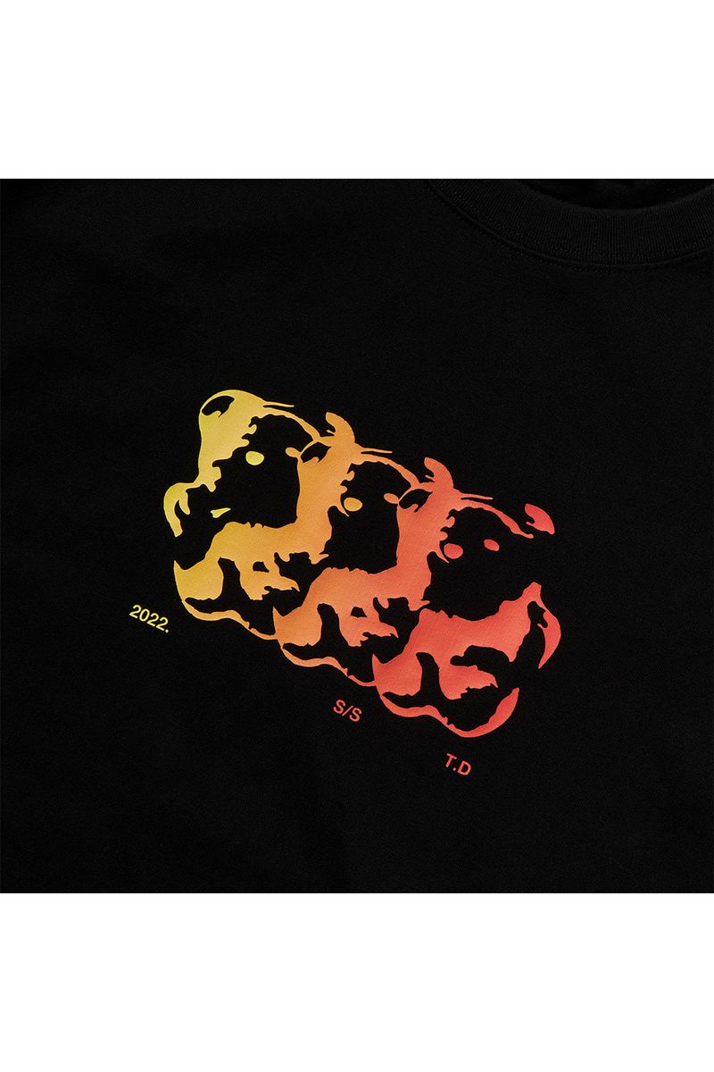 Flame Bear Tee_Black