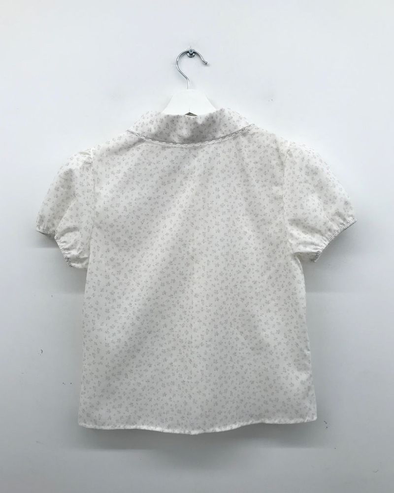 Anki Flora Frill Blouse (1color)