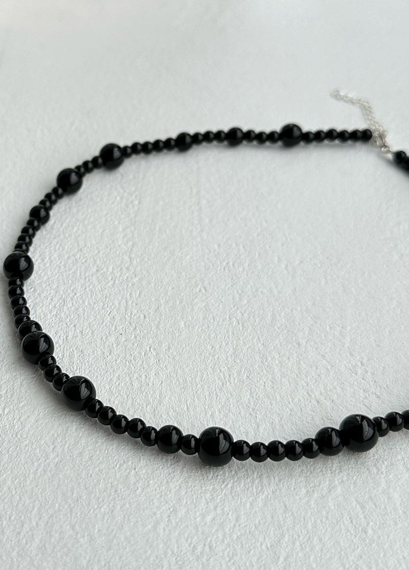 onyx mix necklace