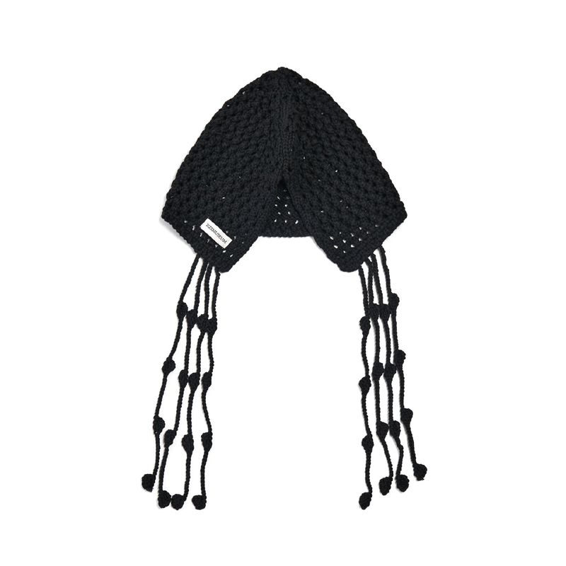 JELLYFISH STRAP BEANIE (BLACK)