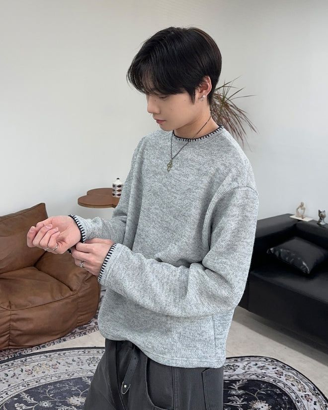 Ruben Stitch Knit Long Sleeve