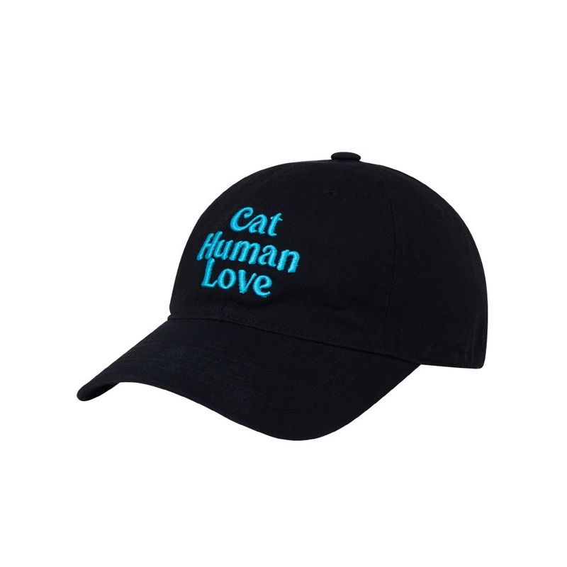 CAT HUMAN LOVE BALL CAP_BLK/MNT