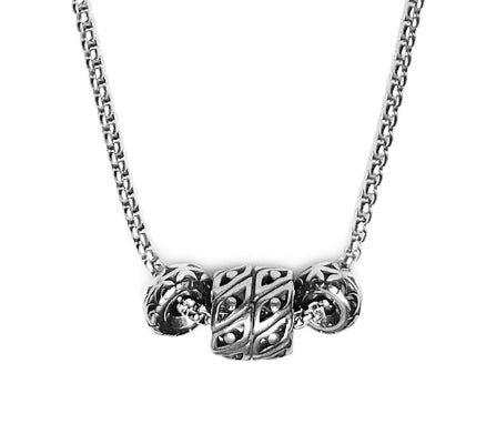 [LAN ARCHIVE] 032 Insert ethnic surgical necklace